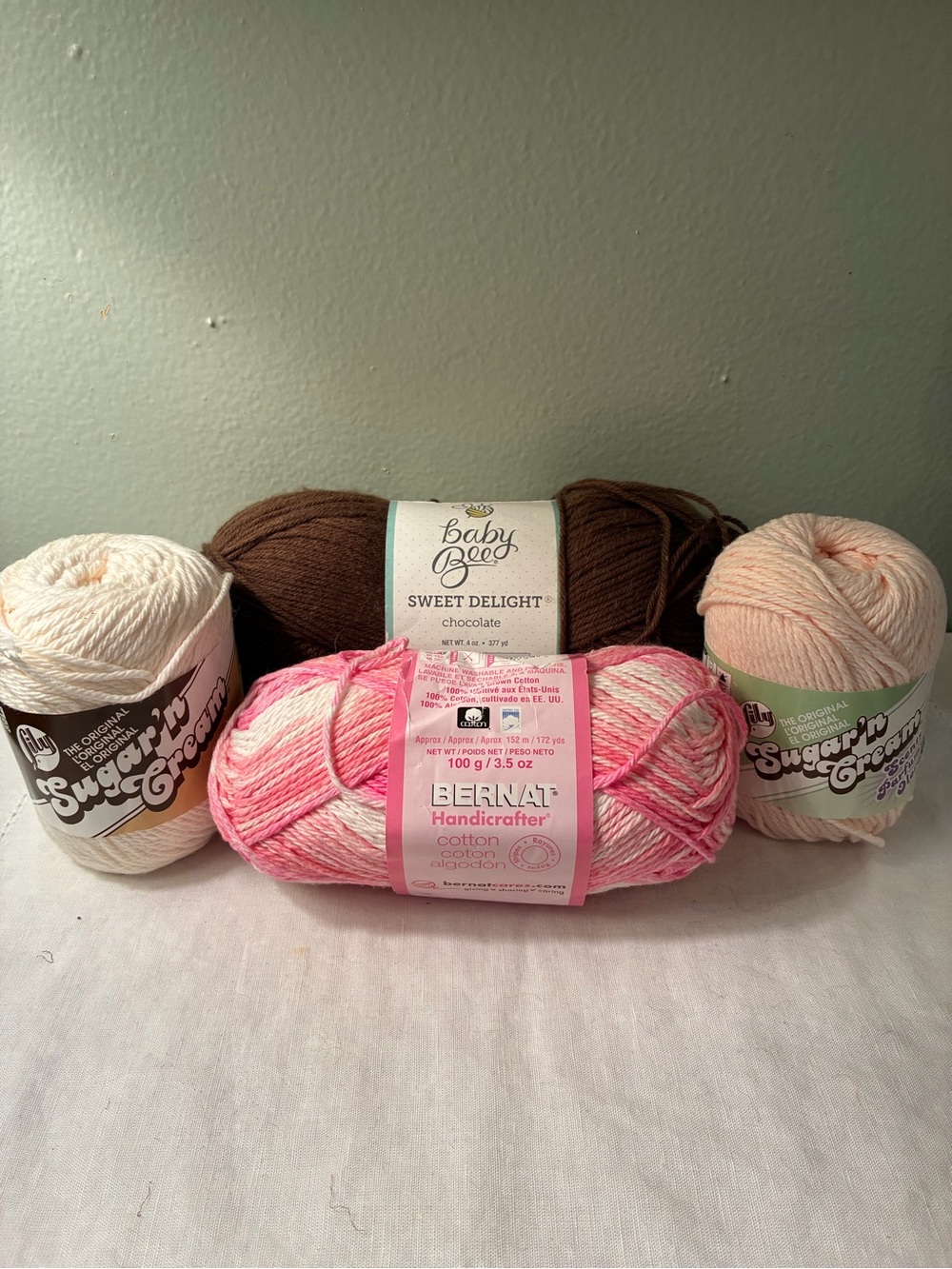 Yarn Bernat Sugar n Cream Baby Bee